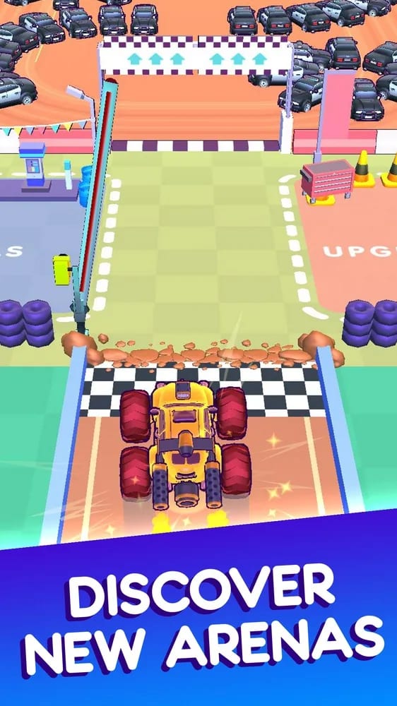 Store art showing a new arena of Big Crusher