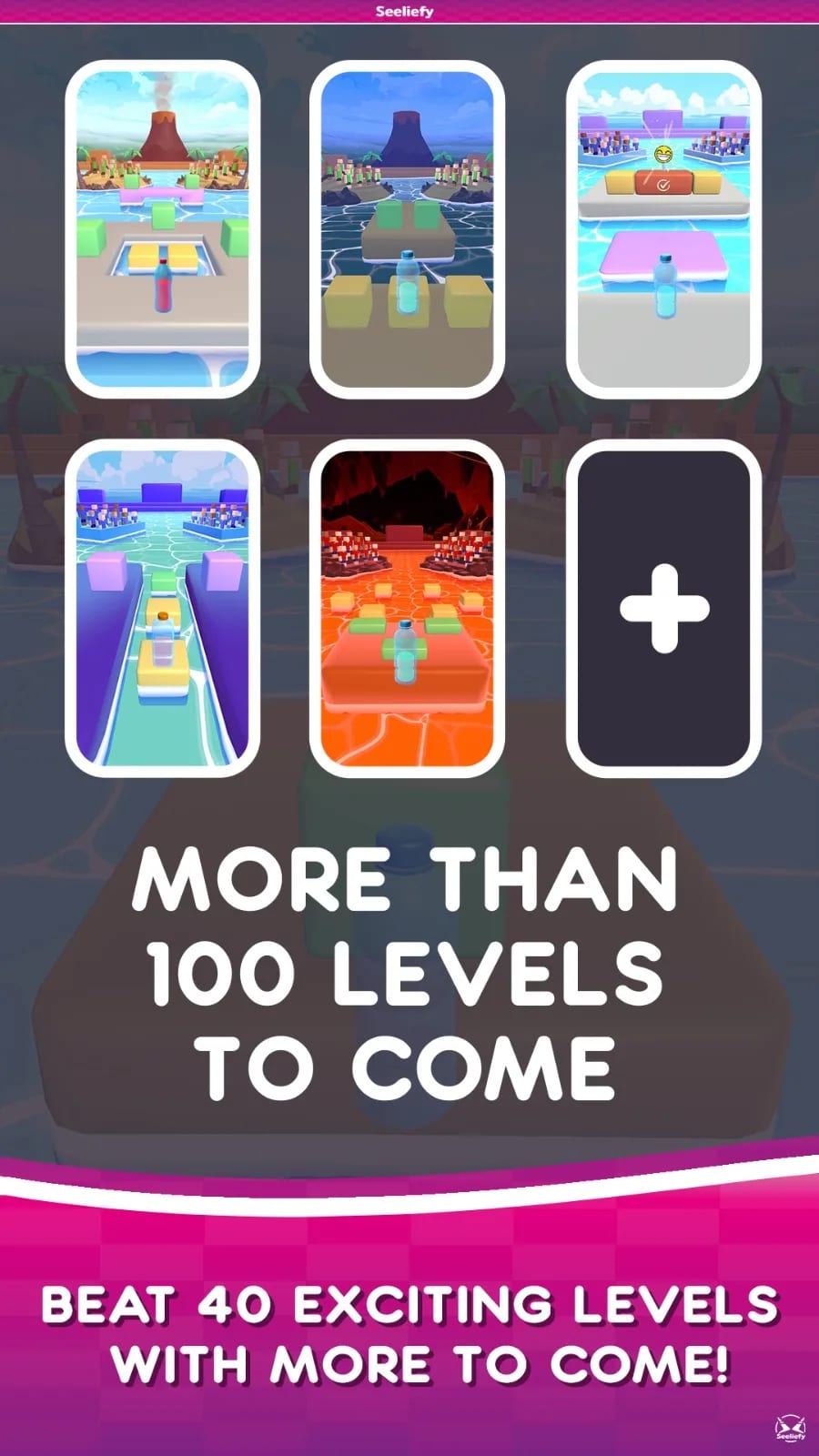 Store art with the worlds and the levels still to come