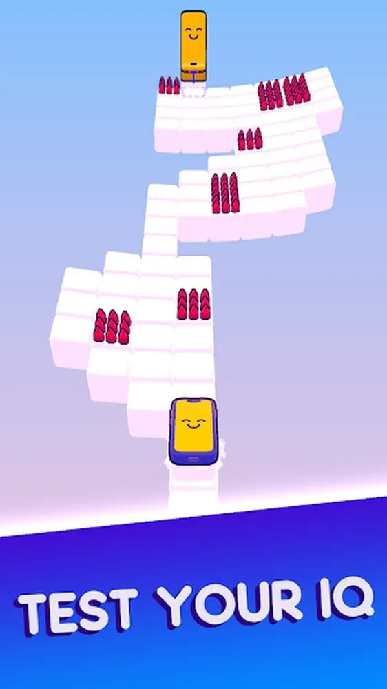 Store art for a hyper-casual stacking puzzle