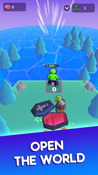 Store art with a new island opening up