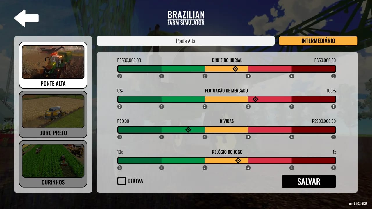 Setting up a new farm and its starting difficulty